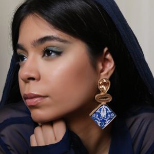 خرید و فروش گوشواره لاجورد